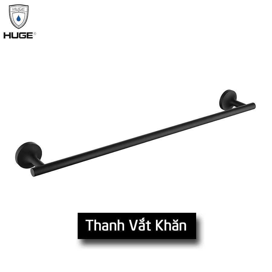 Thanh vắt khăn Pamela black cao cấp Huge H-B1739B